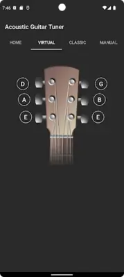 Acoustic Guitar Tuner android App screenshot 1